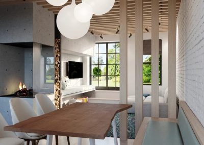 Modern Design Living/Dining Room