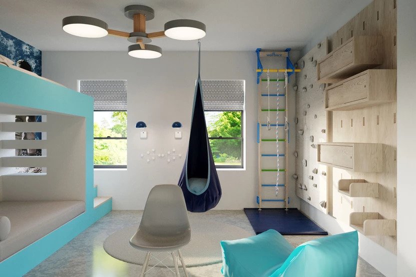 Modern Playroom Design | Luxury Interior Design Great Falls