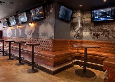Commercial Interior Design Bench Sports Bar